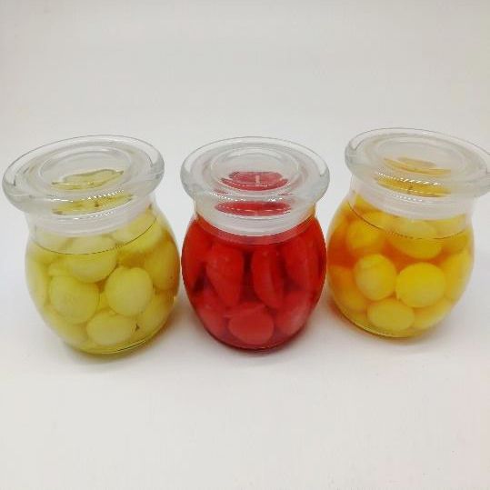 Velas de gelatina de vidrio